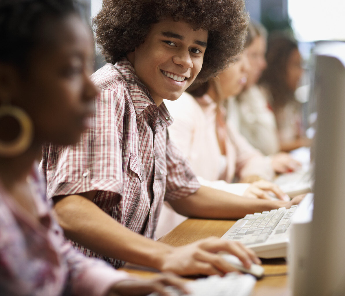 smiling student tutor for good