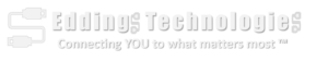 eddings tech logo white